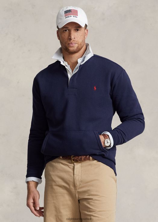 le sweat rugby polaire rl 46T60T1399 Hommes Ralph Lauren marine de croisière