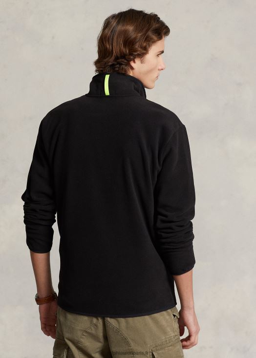 pull à col montant en molleton brossé 46T60T8664 Hommes Ralph Lauren noir