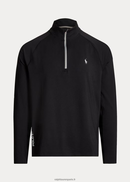 pull zippé en jersey performance 46T60T1026 Hommes Ralph Lauren noir