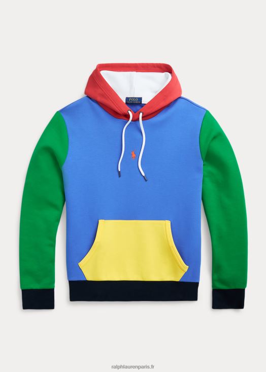 sweat à capuche colour-block 46T60T8514 Hommes Ralph Lauren maidstone bleu multi
