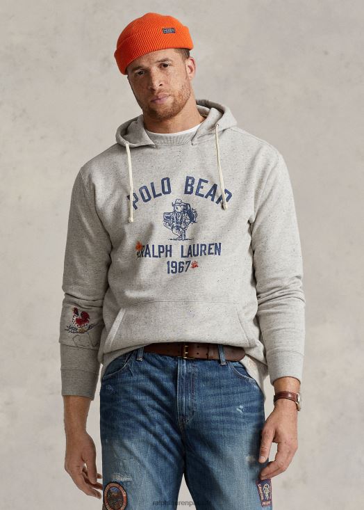 sweat à capuche en polaire polo bear 46T60T1361 Hommes Ralph Lauren brooklyn/vintage sombre