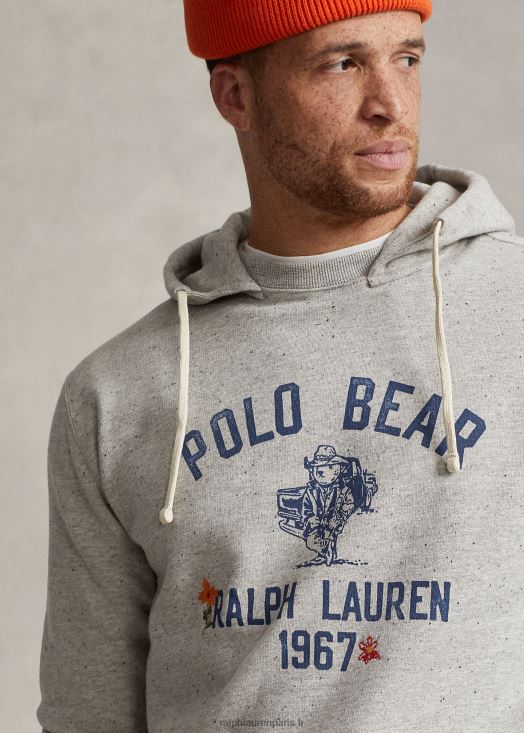 sweat à capuche en polaire polo bear 46T60T1361 Hommes Ralph Lauren brooklyn/vintage sombre