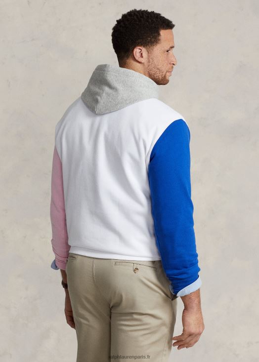 sweat à capuche en polaire polo bear 46T60T1646 Hommes Ralph Lauren ours blanc