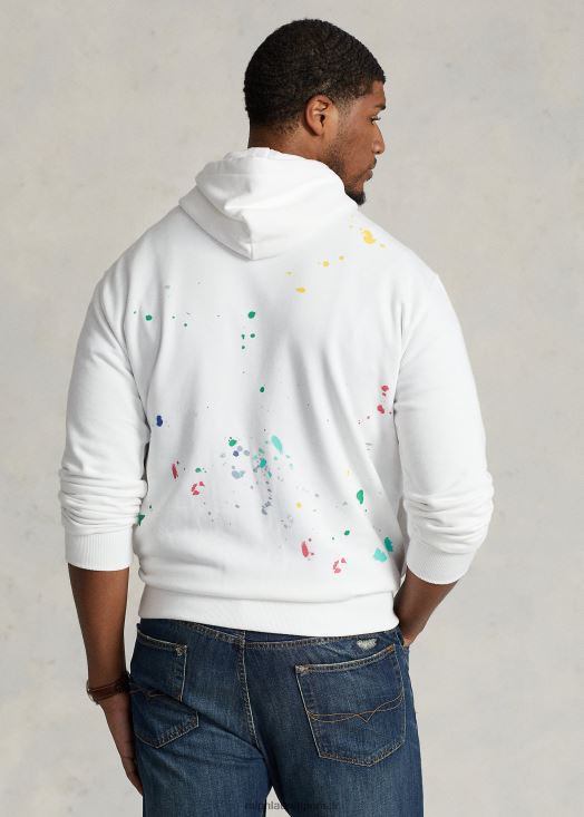 sweat à capuche en polaire polo bear 46T60T1663 Hommes Ralph Lauren ours de magasin blanc