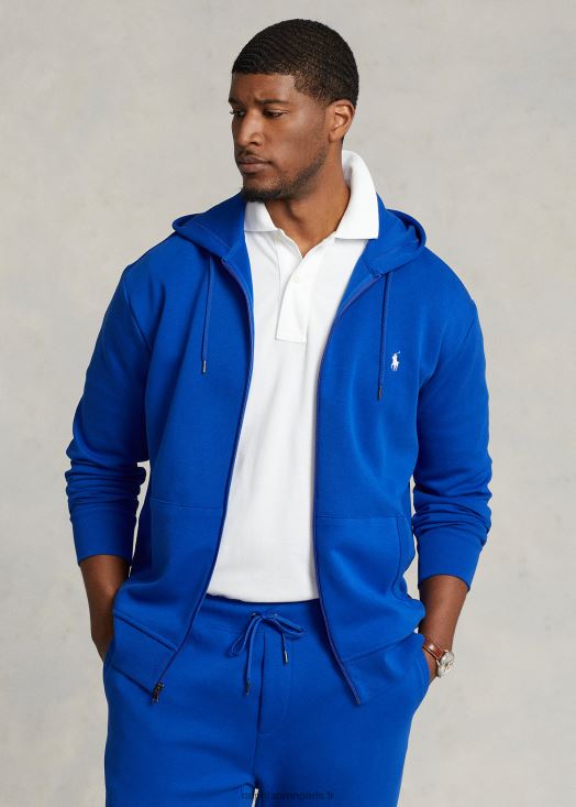 sweat à capuche entièrement zippé 46T60T1608 Hommes Ralph Lauren étoile saphir