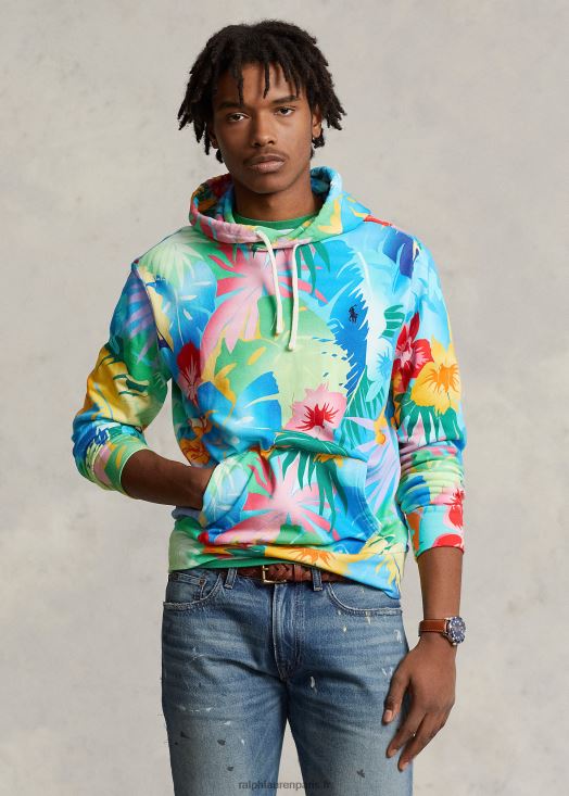sweat à capuche à fleurs 46T60T890 Hommes Ralph Lauren crique de palmier floral