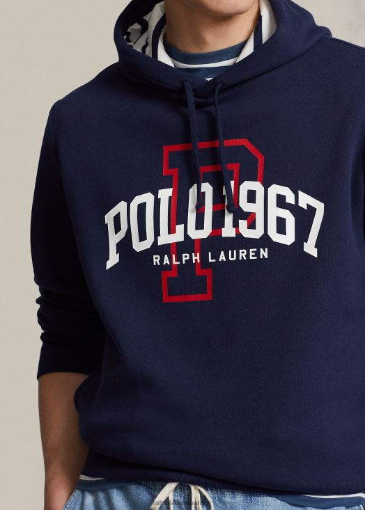 sweat à capuche à logo 46T60T8590 Hommes Ralph Lauren marine de croisière
