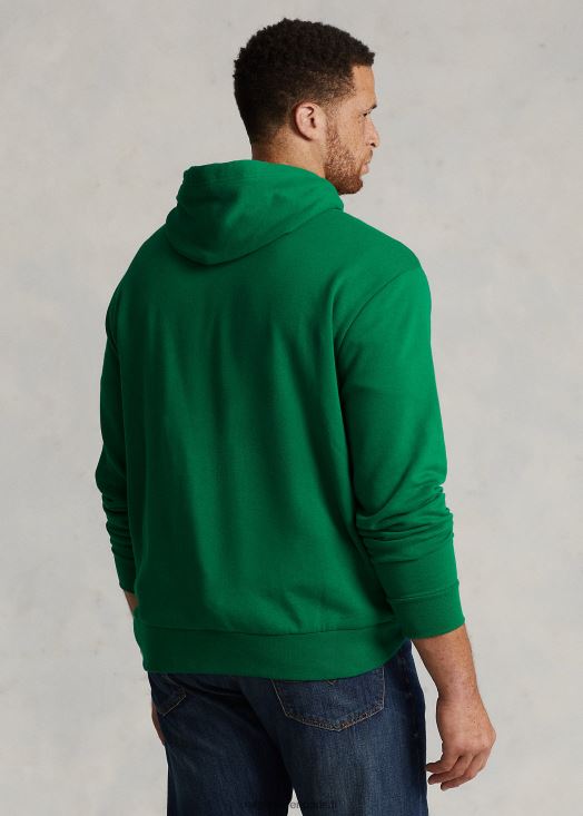 sweat à capuche à logo empilé 46T60T1897 Hommes Ralph Lauren vert primaire