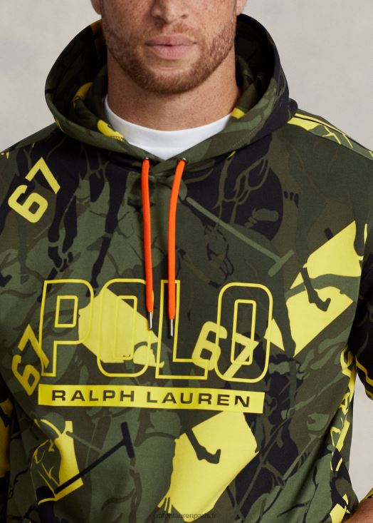 sweat à capuche à logo polo poney 46T60T1802 Hommes Ralph Lauren camouflage sommet