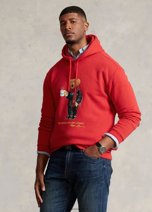 sweat à capuche polo bear nouvel an lunaire 46T60T1929 Hommes Ralph Lauren rl 2000 rouge