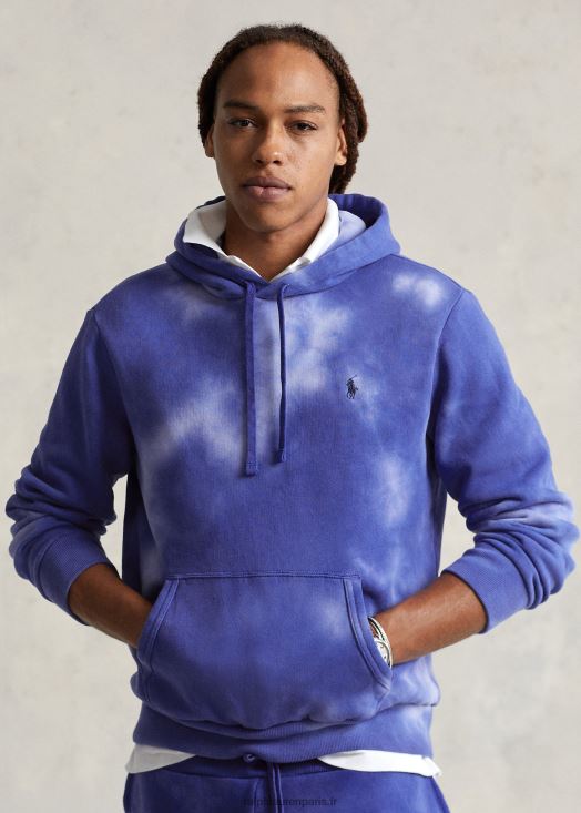 sweat à capuche tie-dye 46T60T1257 Hommes Ralph Lauren ville royale multi