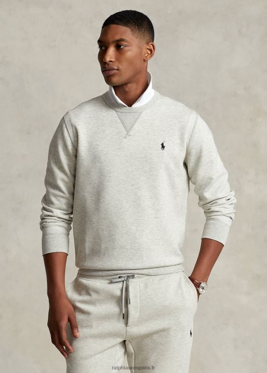 sweat à double maille 46T60T868 Hommes Ralph Lauren bruyère sport léger