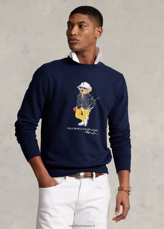 sweat polaire performance polo bear 46T60T711 Hommes Ralph Lauren marine raffinée