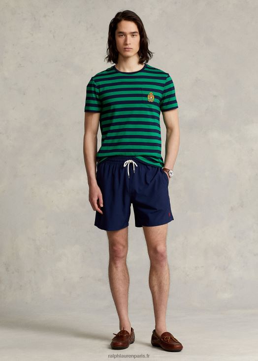 Maillot de bain classique voyageur 5,75 pouces 46T60T294 Hommes Ralph Lauren marine de newport