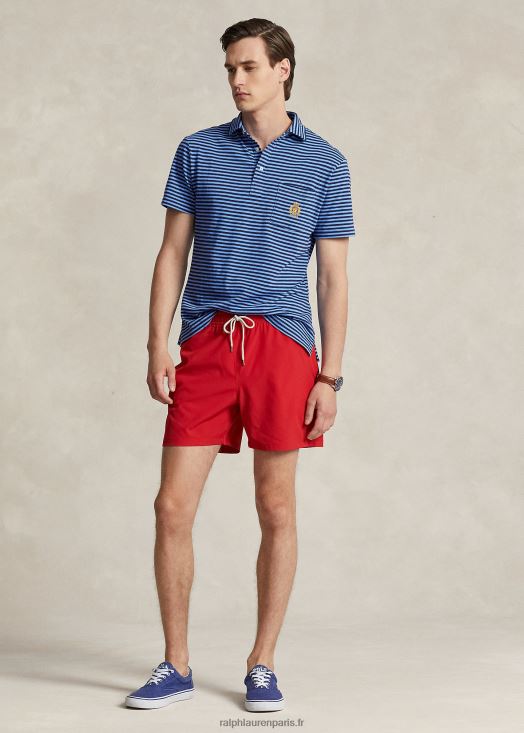 Maillot de bain classique voyageur 5,75 pouces 46T60T296 Hommes Ralph Lauren rl2000 rouge