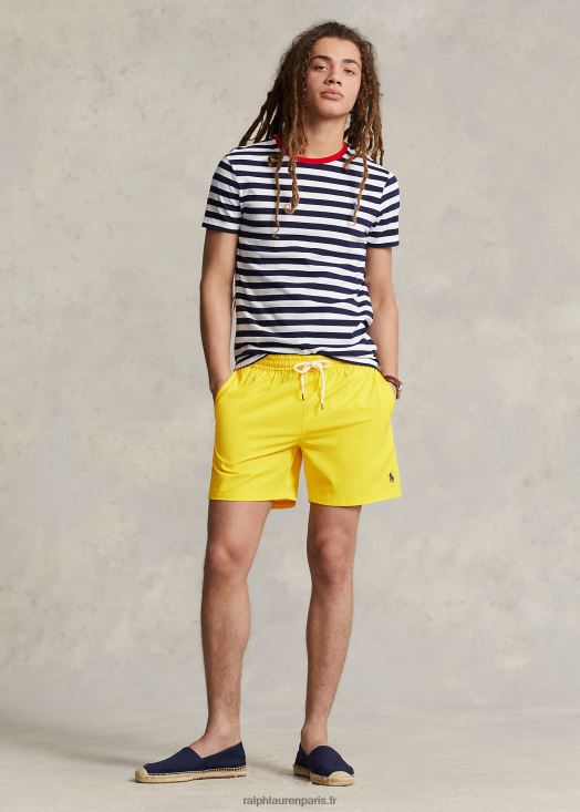 Maillot de bain classique voyageur 5,75 pouces 46T60T300 Hommes Ralph Lauren écrasement de citron