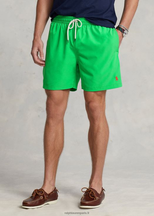 Maillot de bain classique voyageur 5,75 pouces 46T60T301 Hommes Ralph Lauren vert