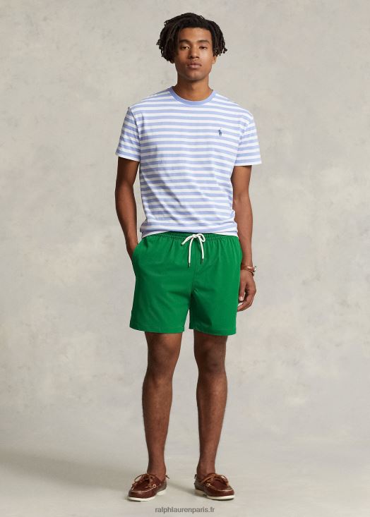 Maillot de bain classique voyageur 5,75 pouces 46T60T302 Hommes Ralph Lauren vert primaire