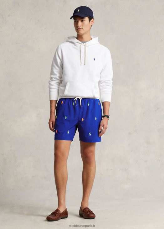 Maillot de bain classique voyageur 5,75 pouces 46T60T408 Hommes Ralph Lauren royal de rugby