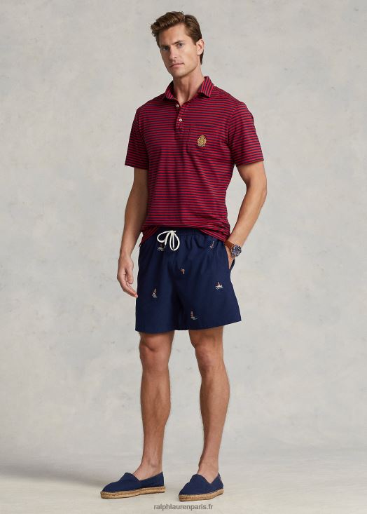 Maillot de bain classique voyageur 5,75 pouces 46T60T8564 Hommes Ralph Lauren marine de newport