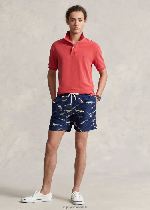 Maillot de bain classique voyageur 5,75 pouces 46T60T860 Hommes Ralph Lauren multi