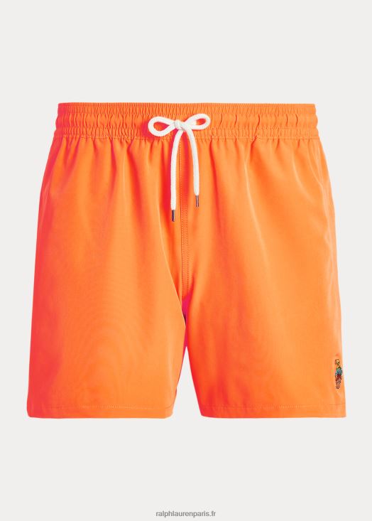 Maillot de bain classique voyageur 5,75 pouces 46T60T949 Hommes Ralph Lauren Blaze course orange