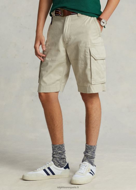 Short cargo en sergé coupe classique de 10,5 pouces 46T60T252 Hommes Ralph Lauren calcul