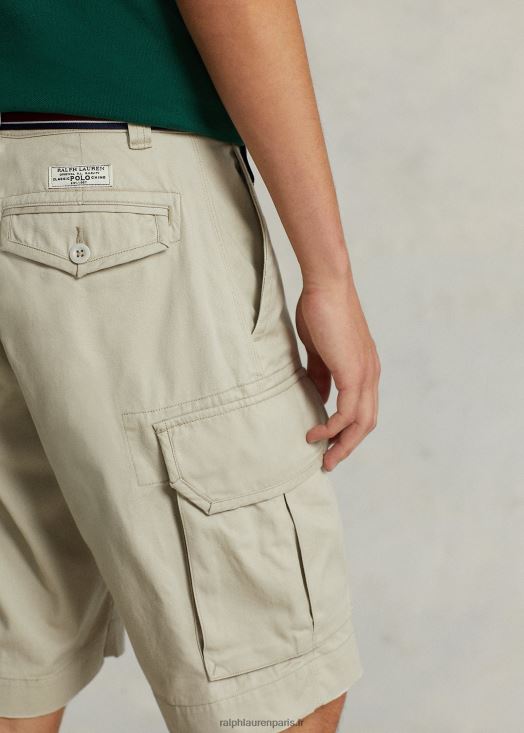 Short cargo en sergé coupe classique de 10,5 pouces 46T60T252 Hommes Ralph Lauren calcul