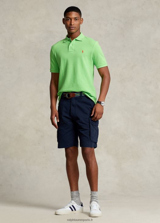 Short cargo en sergé coupe classique de 10,5 pouces 46T60T255 Hommes Ralph Lauren aviateur marine