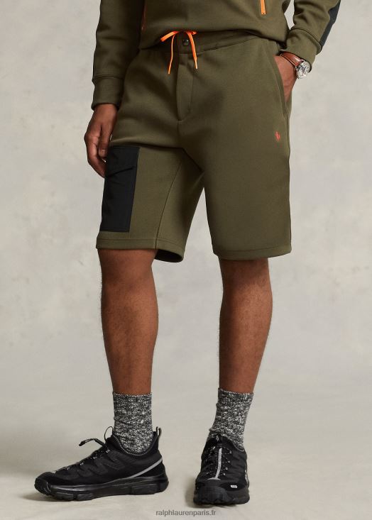 Short cargo hydrofuge de 9 pouces 46T60T8461 Hommes Ralph Lauren olivier à baldaquin