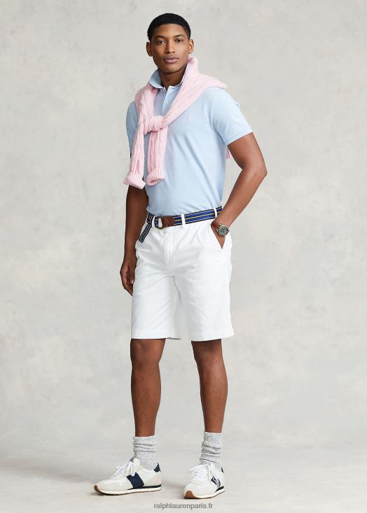 Short chino 10 pouces coupe décontractée 46T60T287 Hommes Ralph Lauren blanc