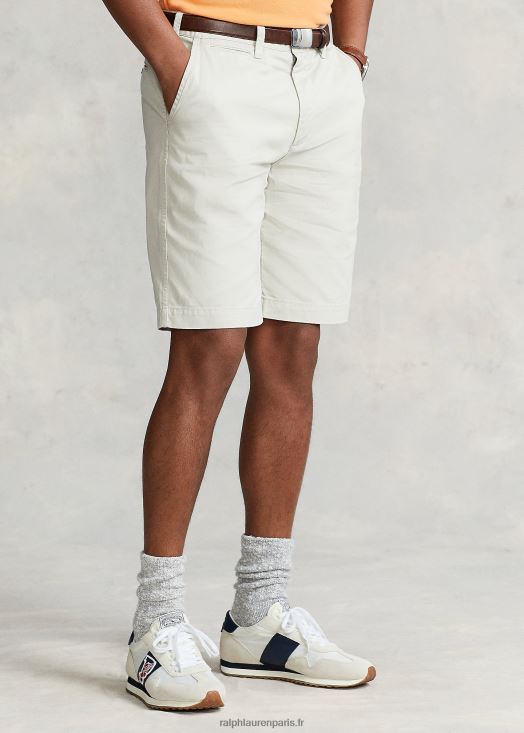 Short chino 10 pouces coupe décontractée 46T60T288 Hommes Ralph Lauren pierre classique