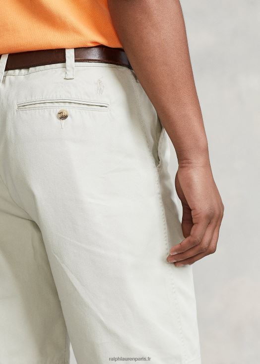 Short chino 10 pouces coupe décontractée 46T60T288 Hommes Ralph Lauren pierre classique