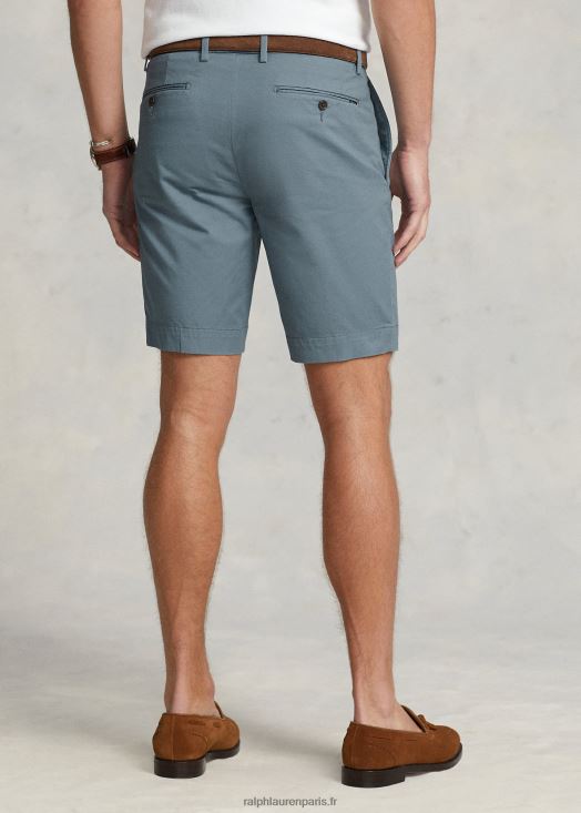 Short chino stretch coupe slim 9 pouces 46T60T535 Hommes Ralph Lauren bleu ancre
