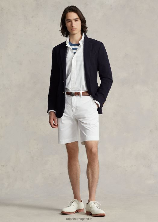 Short chino stretch de 9 pouces coupe classique 46T60T256 Hommes Ralph Lauren blanc