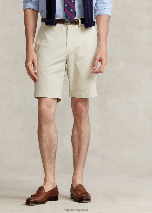 Short chino stretch de 9 pouces coupe classique 46T60T8534 Hommes Ralph Lauren pierre classique