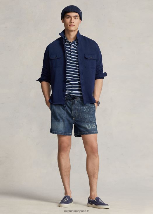 Short en jean coupe classique de 5 pouces 46T60T1195 Hommes Ralph Lauren sachuset