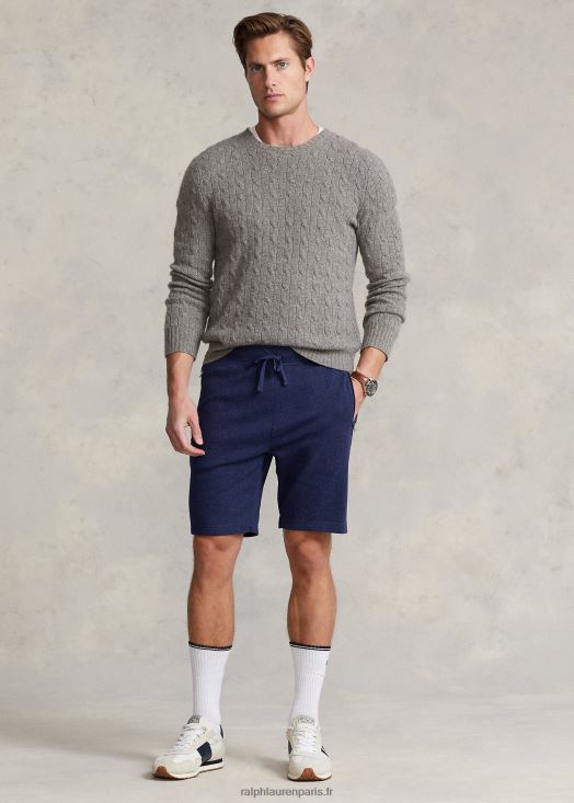 Short en jersey de luxe de 8,5 pouces 46T60T619 Hommes Ralph Lauren bruyère marine printanière