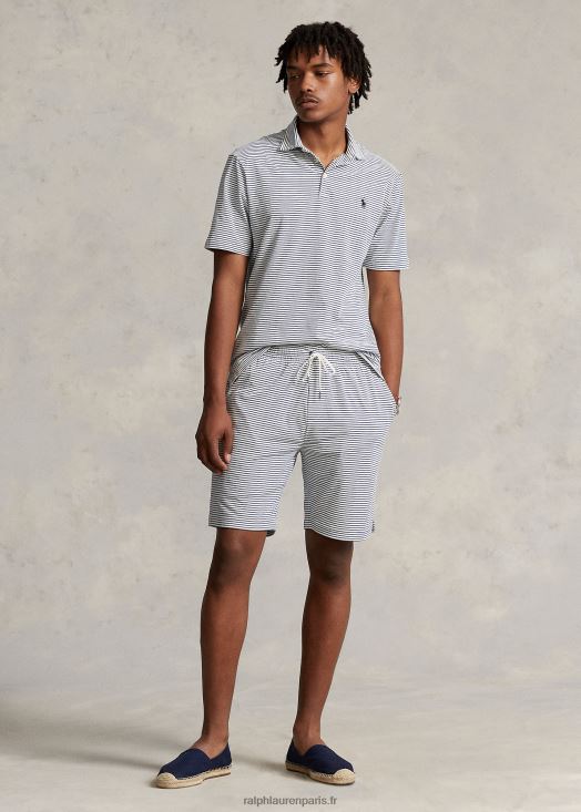 Short en jersey rayé 7,5 pouces 46T60T855 Hommes Ralph Lauren nevis/clancy bleu