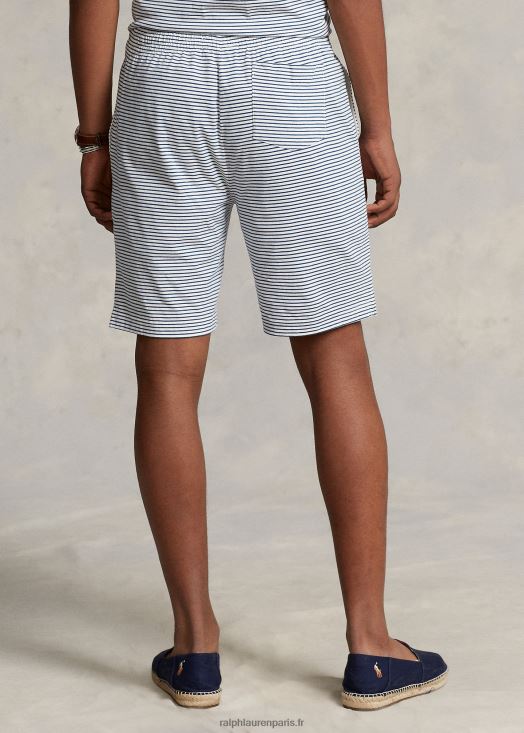 Short en jersey rayé 7,5 pouces 46T60T855 Hommes Ralph Lauren nevis/clancy bleu