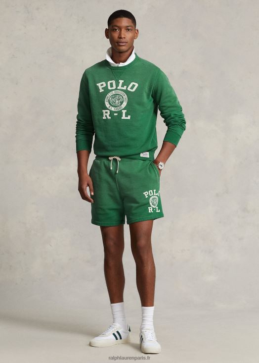 Short en molleton à logo de 6,5 pouces 46T60T1115 Hommes Ralph Lauren vert verano