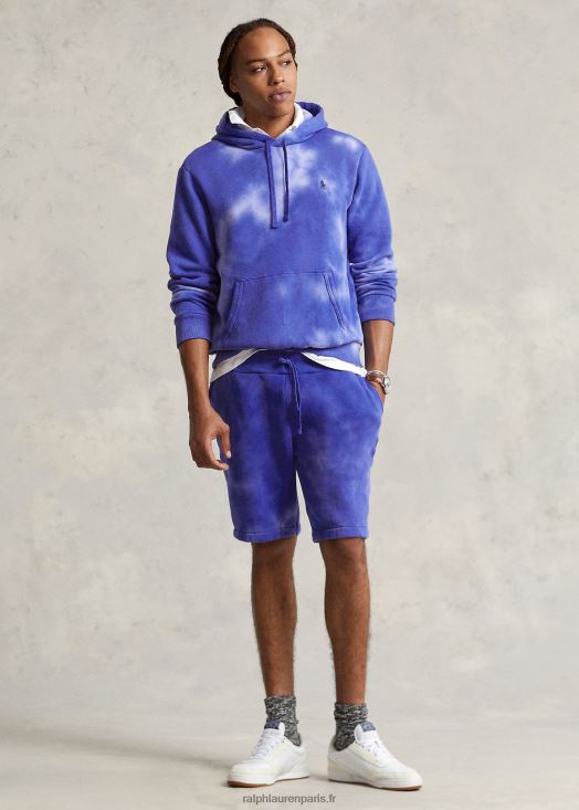 Short en molleton tie-dye 9,5 pouces 46T60T8610 Hommes Ralph Lauren ville royale multi