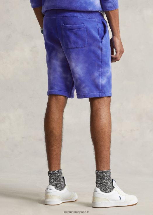 Short en molleton tie-dye 9,5 pouces 46T60T8610 Hommes Ralph Lauren ville royale multi