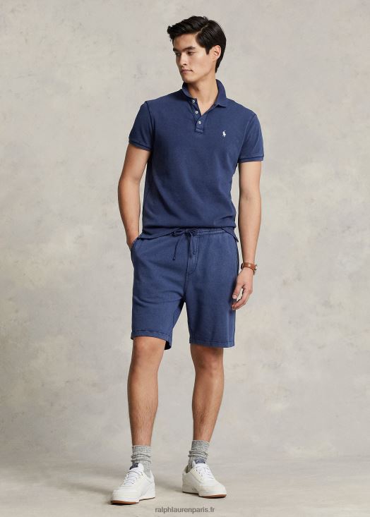 Short en éponge de spa de 8 pouces 46T60T756 Hommes Ralph Lauren marine de newport