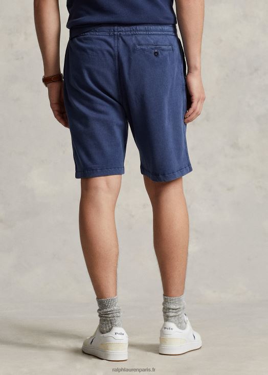 Short en éponge de spa de 8 pouces 46T60T756 Hommes Ralph Lauren marine de newport