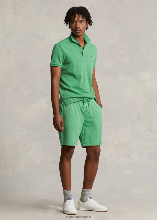 Short en éponge de spa de 8 pouces 46T60T757 Hommes Ralph Lauren vert optique