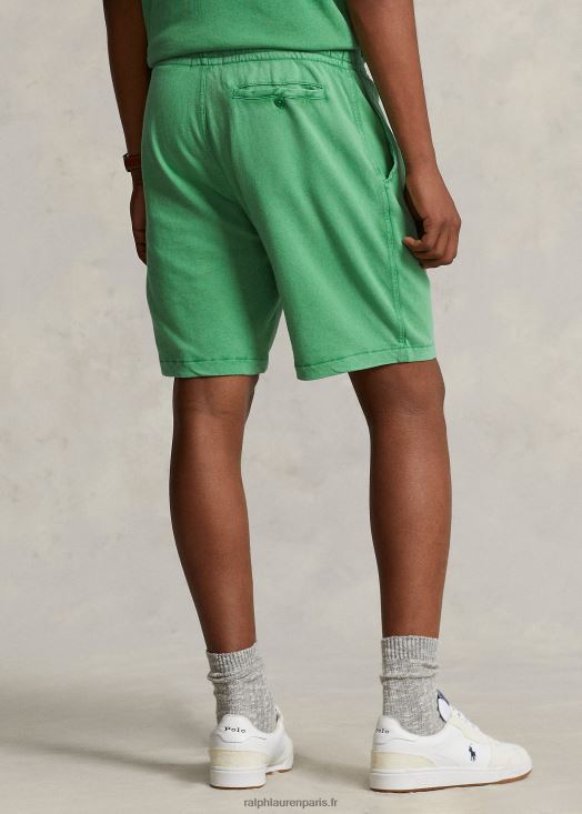 Short en éponge de spa de 8 pouces 46T60T757 Hommes Ralph Lauren vert optique
