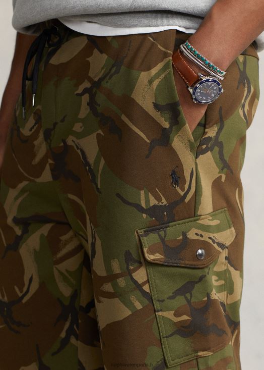 short cargo à double maille 46T60T1896 Hommes Ralph Lauren camouflage orme britannique