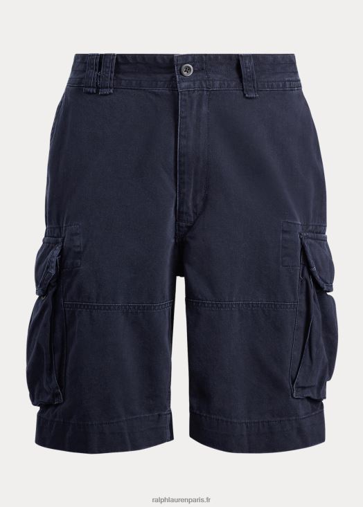 short cargo en sergé coupe classique 46T60T1405 Hommes Ralph Lauren aviateur marine