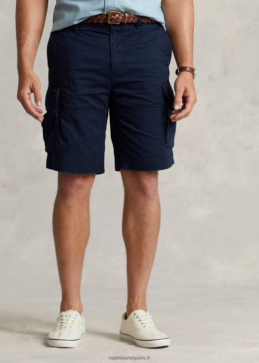 short cargo en sergé coupe classique 46T60T1405 Hommes Ralph Lauren aviateur marine